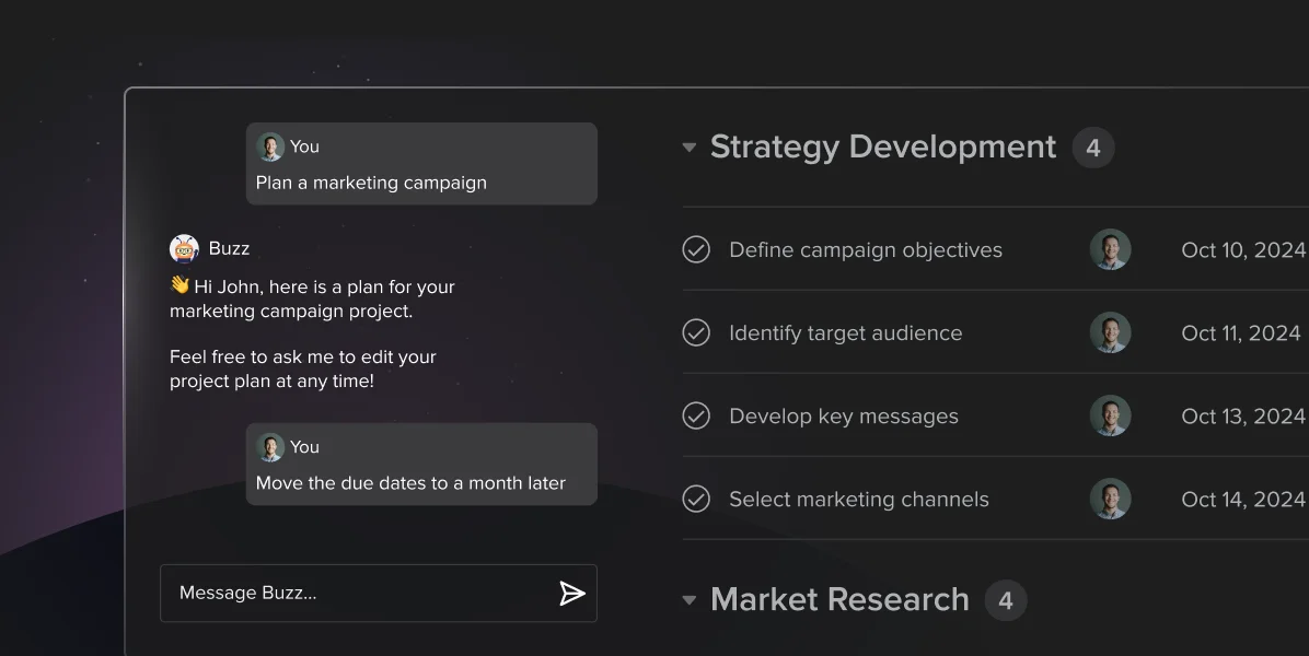 インテリジェントなAIタスク管理で生産性を加速